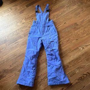 Land’s End Girl’s Squall Waterprood Bib/Snowpants Size 12